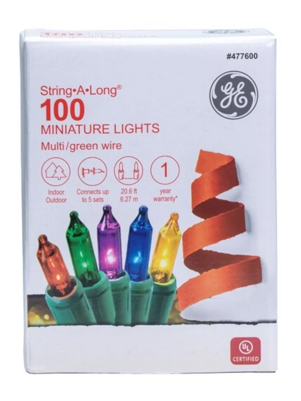 Set-3 💡100-count each 🕯️20.6-ft String-A-Long Multi-Color -Blue & Purple